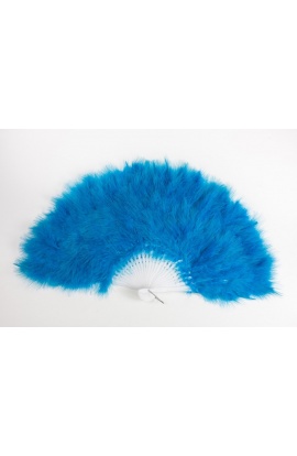 Abanico de Plumas Azul...