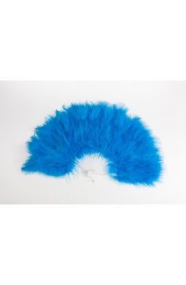 Abanico de Plumas Azul...