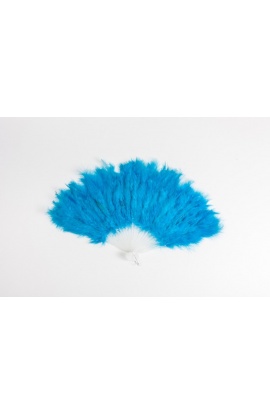 Abanico de Plumas Azul...