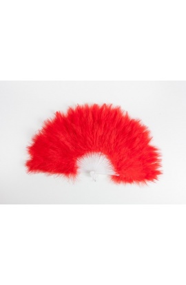 Abanico de Plumas Rojo...