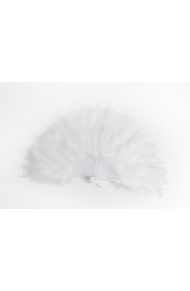 Abanico de Plumas Blanco...