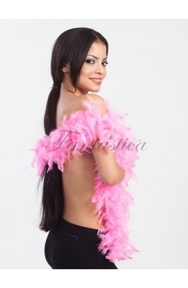 Boa de Plumas para Mujer Rosa