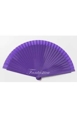 Abanico Color Violeta Liso...