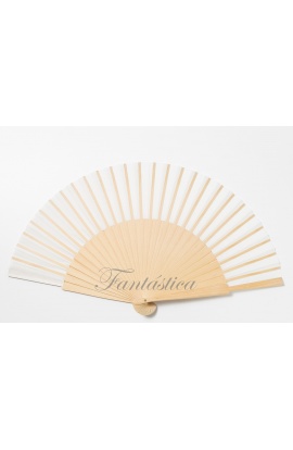White Wooden Flamenco Fan...