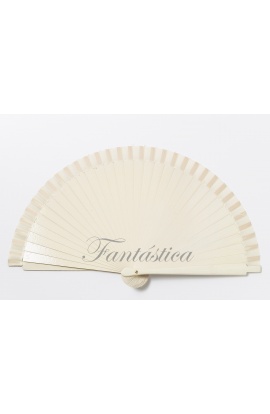 Abanico Color Beige Crema...