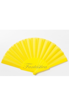 Abanico Color Amarillo Liso...