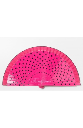 Fuchsia Flamenco Fan with...