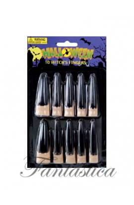 Uñas negras para disfraz de...