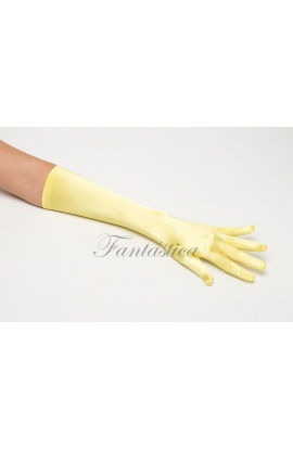 Guantes largos Amarillo Claro