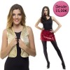 Minifaldas, Shorts y Chalecos de Lentejuelas