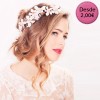 Diademas, tiaras y coronas de Flores para Shows y Espectáculos